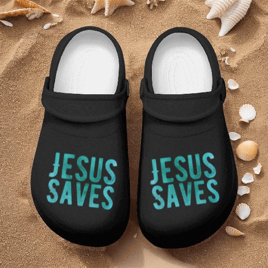 Christian Store - Jesus Saves - Christian Nurse Clogs