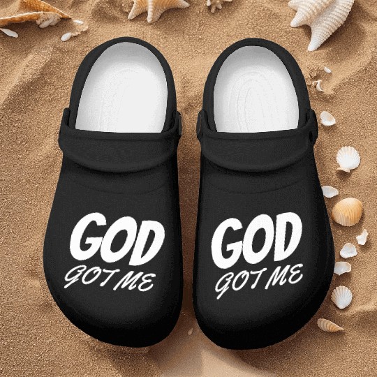 God Got Me - Christian Nurse Clogs