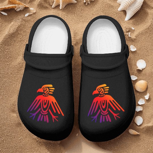 Aztec Symbols Aztec Eagle Tattoo Gift Idea Nurse Clogs