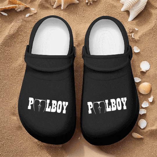Pool Boy, Swimming Pool - Lifeguard gift Nurse Clogs