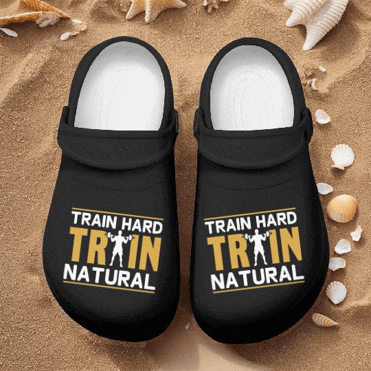 Train hard train natural Nurse Clogs