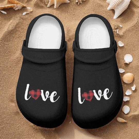 2020 Love Heart Graphic Nurse Clogs