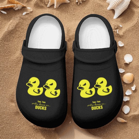 Poker - Yellow 2-2 "Ducks" Pocket Twos, Deuces Nurse Clogs