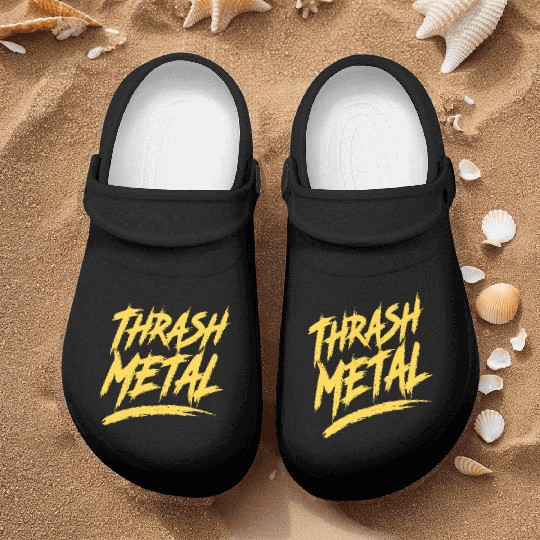 Thrash Metal Nurse Clogs