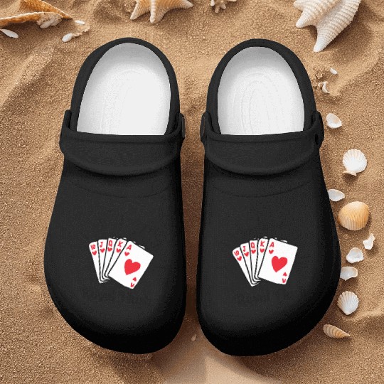 Royal Flush Poker Nurse Clogs