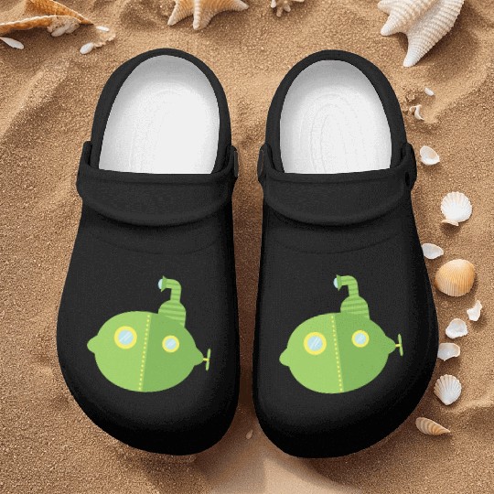 Submarine Lime Nurse Clogs