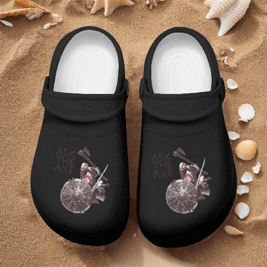 God Of War Ask The Axe Nurse Clogs