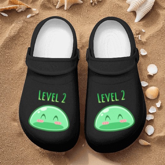 Cute Green Dungeon Slime Monster Weird Anime Nurse Clogs