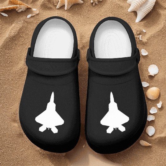F 22 Raptor Fighter Jet Nurse Clogs