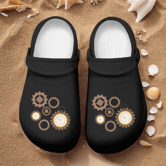Clock Watch Time Travel Science Fiction Future Nurse Clogs
