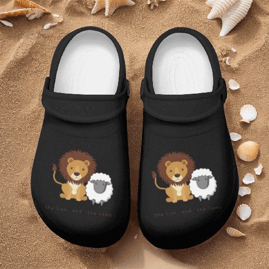 The Lion and the Lamb Nurse Clogs