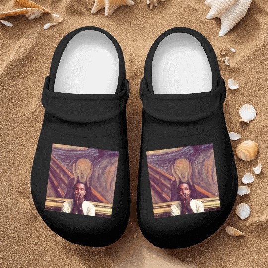 Frank Ocean Purple Blond Nurse Clogs