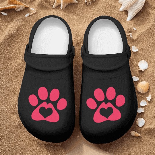 Dog Paw Adopt A Pet Dog Rescue Nurse Clogs