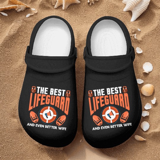 Best Lifeguard Wife Rescuer Pool Guard Nurse Clogs