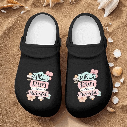 Girls Run the World sublimation Nurse Clogs