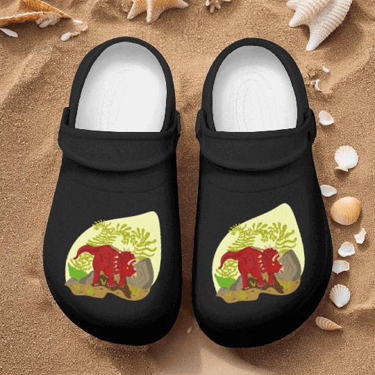 Triceratops horridus Nurse Clogs