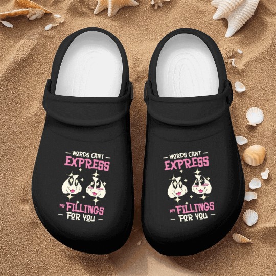Dim Sums Filling Asian Food Chinese Food Fan Nurse Clogs
