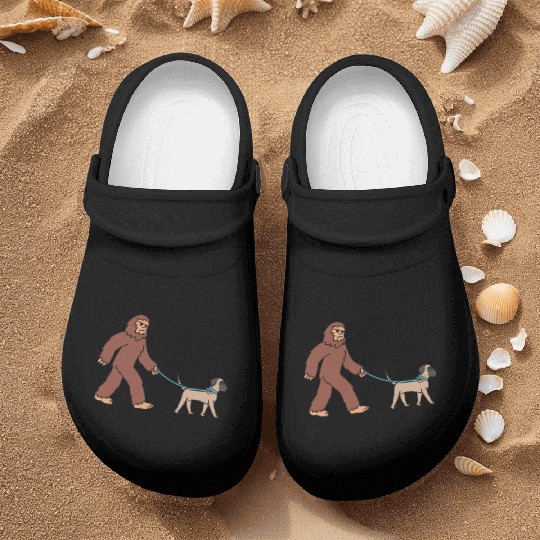 Bigfoot Sasquatch Walking English Mastiff Nurse Clogs