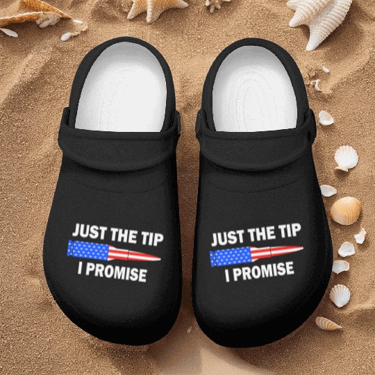Just the tip I promise. Funny veterans day Nurse Clogs