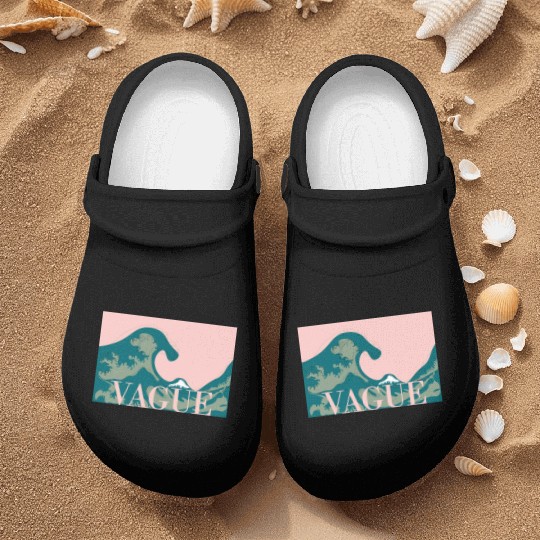 La Grande Vague - The Great Wave Nurse Clogs