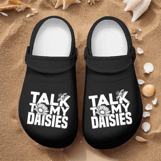 Daisy Garden Gardening Gardener Nurse Clogs