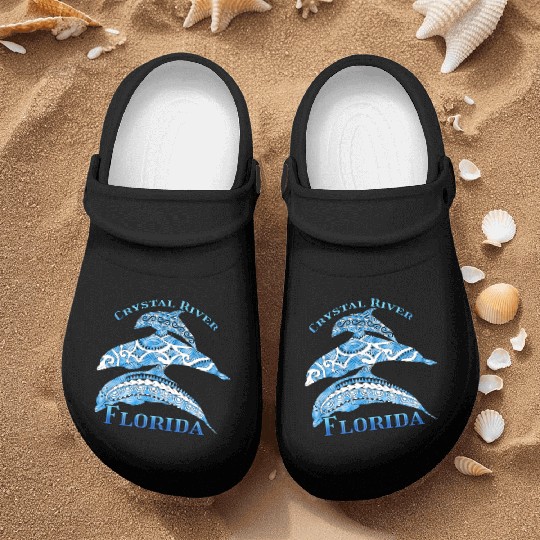 Crystal River Florida Vacation Tribal Dolphins Nurse Clogs
