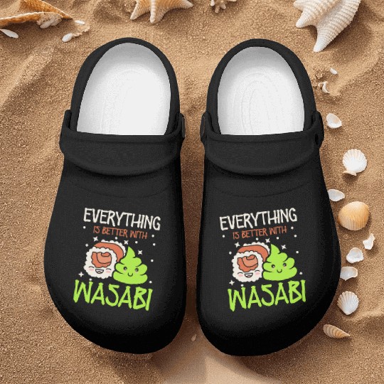Everything Is Better Sushi Lover Japan Japanese Nurse Clogs