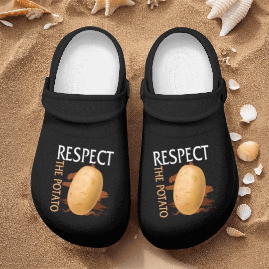 Potato Vegetable Nurse Clogs, Respect The Potato Nurse Clogs,