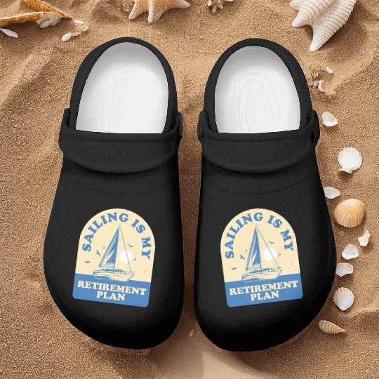 Sail Retirement Funny Sailing Gift Nurse Clogs