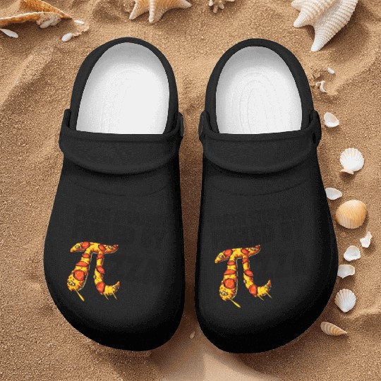 Math Student Fueled By Pizza Nurse Clogs