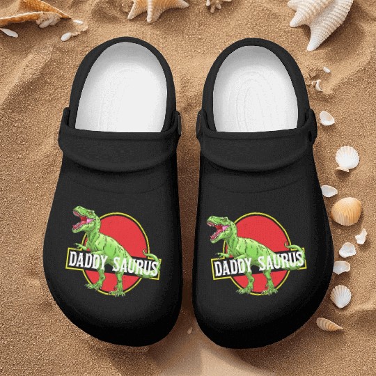 Daddysaurus Papasaurus Nurse Clogs