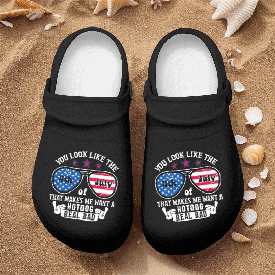 You Look Like The 4th of July Nurse Clogs
