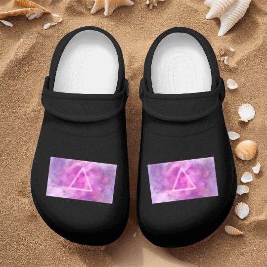 triangle, space, universe, galaxy Nurse Clogs