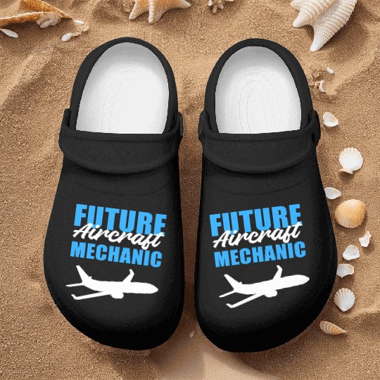 Future Aircraft Mechanic Dreamer Gift Nurse Clogs