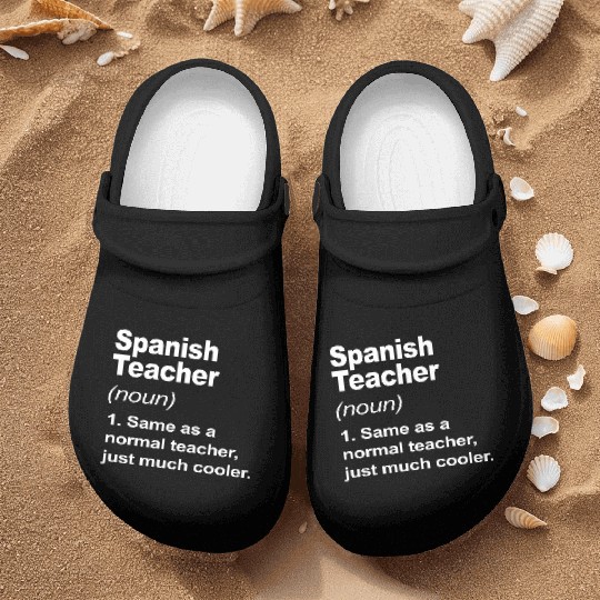 Spanish Teacher Definition Back To School 2023 Nurse Clogs