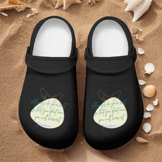You Plant Now, You Will Harvest Tomorrow Nurse Clogs