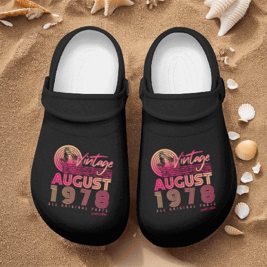 Retro 1978 In August Nurse Clogs