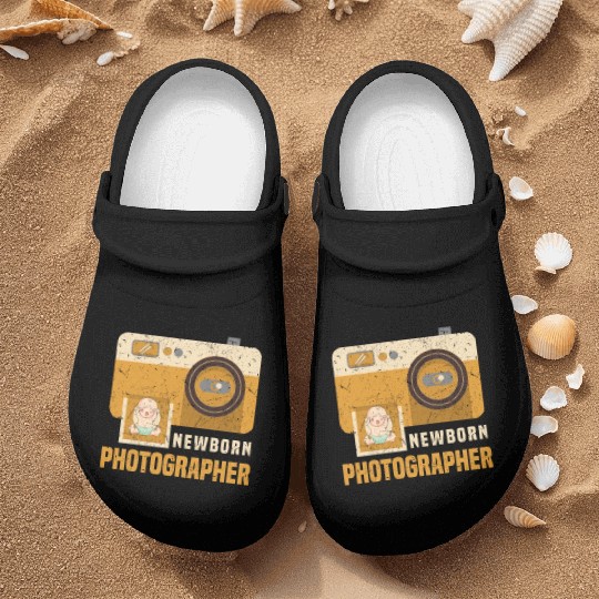 Photography Lover Photographer Baby Newborn Nurse Clogs