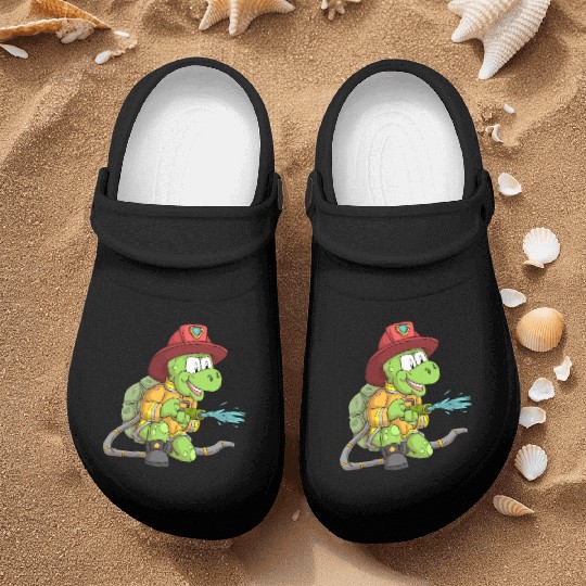 Firefighter Turtle Nurse Clogs