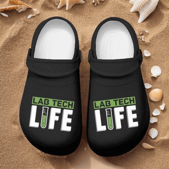 Lab Tech Life Laboratory Technician Science Nurse Clogs