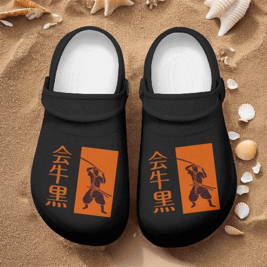 Samurai Warrior Nurse Clogs
