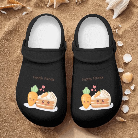Friends Forever Carrot & Cake Nurse Clogs