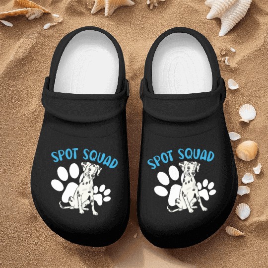 Spot Squad Paw Love Puppy Breeder Dalmatian Dog Nurse Clogs