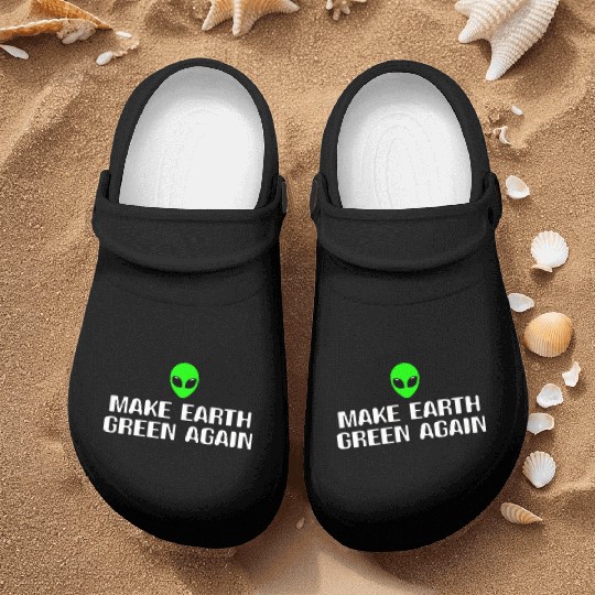 Alien Gift Extraterrestrial UFO AREA 51 Sci-fi Nurse Clogs