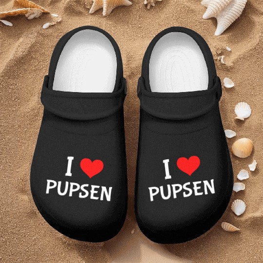 Mom Dad Baby Funny I Love Pupsen Nurse Clogs