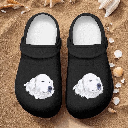 Great Pyrenees Nurse Clogs
