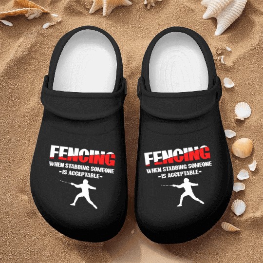 Fencing Sabre Fencing Fight Nurse Clogs