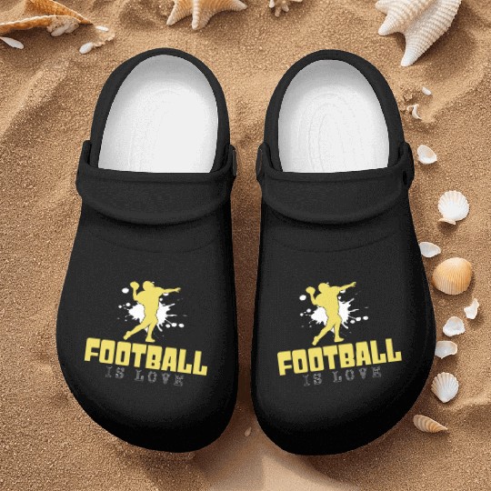 football is love Nurse Clogs