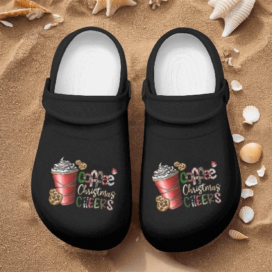 I Run On Coffee And Christmas Cheers Nurse Clogs