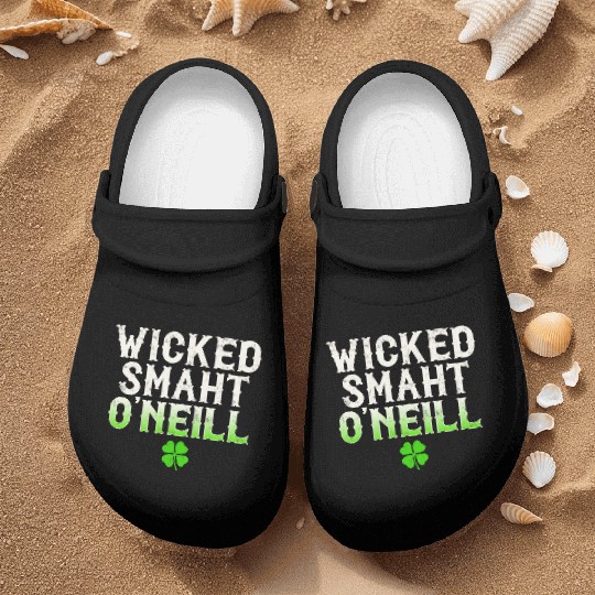 Wicked Smaht O'Neill Clan Boston Irish Slang Nurse Clogs